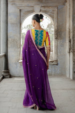 Purple Saree