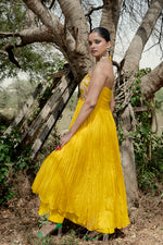 Yellow Up And Down Kurta Set