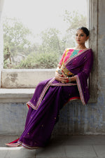 Purple Saree