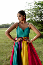 Colourful Long Kurta Set