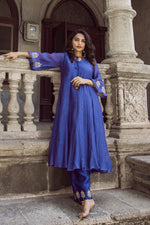 Royal Blue Kurta Set
