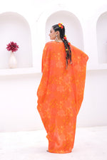 Orange Print Kaftan