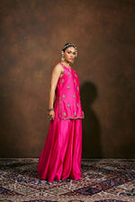 KAMALPRIYA FUCHSIA PINK PLAZZO SET